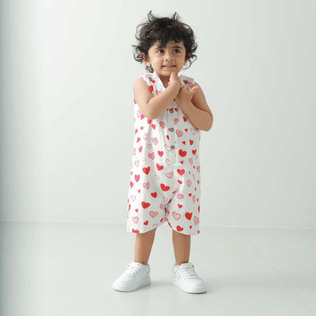 Zoey romper Mumma's Love - Double Layer Muslin Romper
