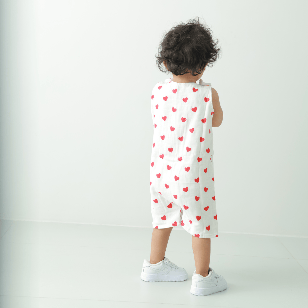 Zoey romper My Love - Double Layer Muslin Romper