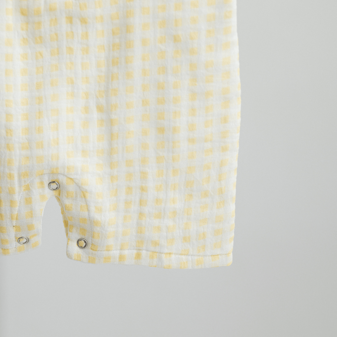 Zoey romper Sunshine Squares Double Layer Muslin Romper/Jumpsuit/Onesie