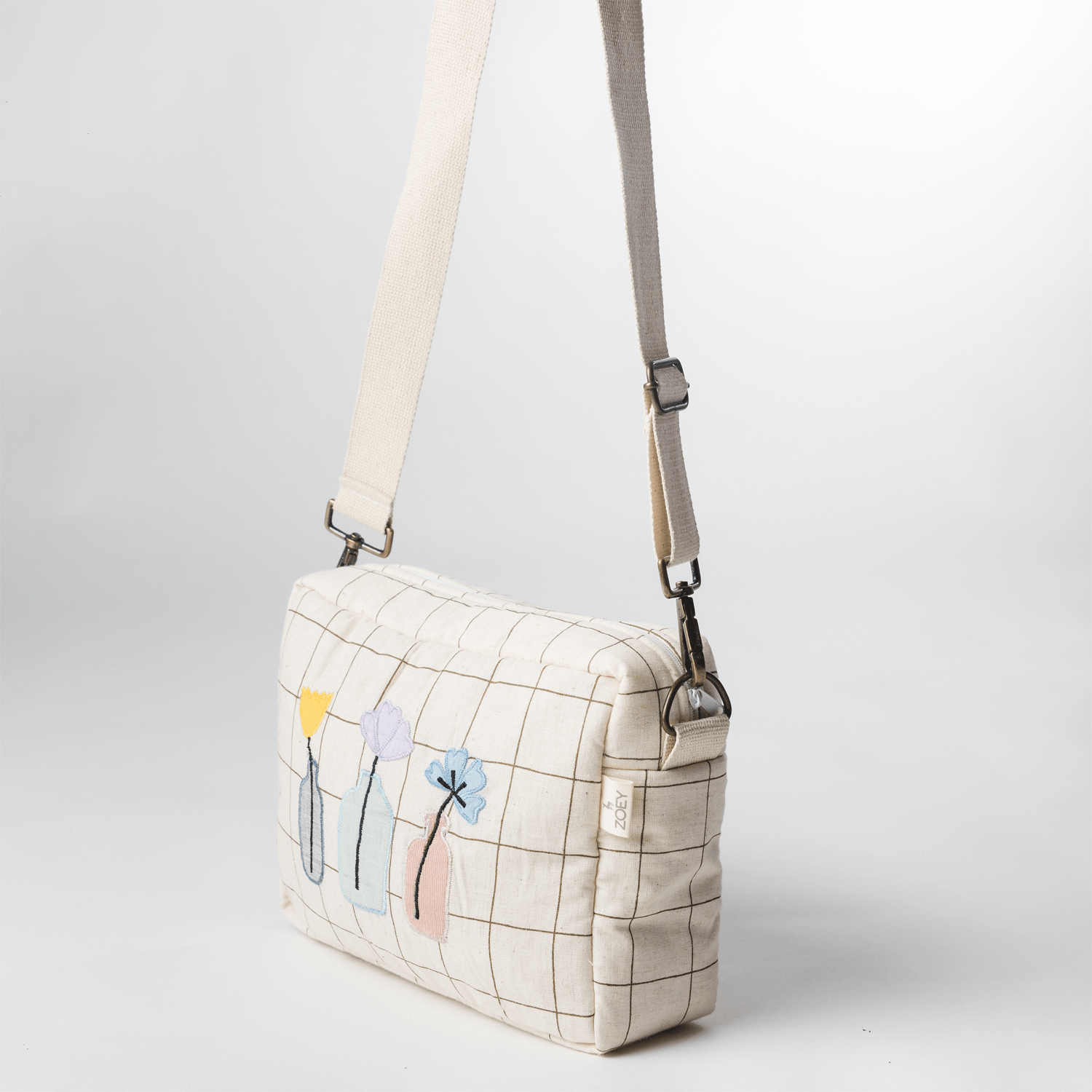 Zoey sling bag Little Spring Cotton Sling Bag (Handcrafted Patchwork)