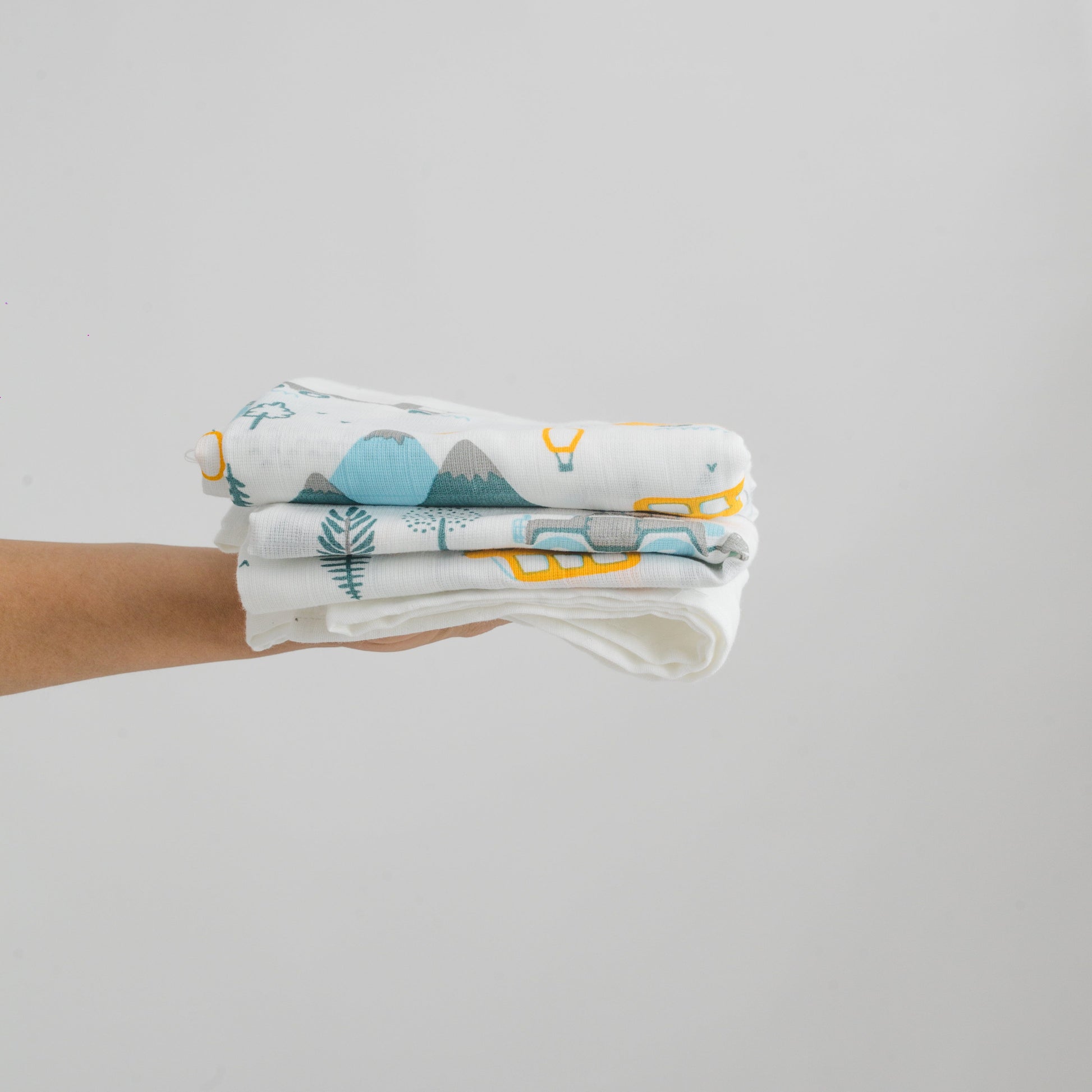 Zoey Swaddle Little Camper Organic Swaddle