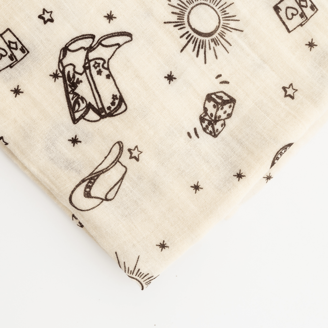 Zoey Swaddle Wild Wild West Organic Swaddle