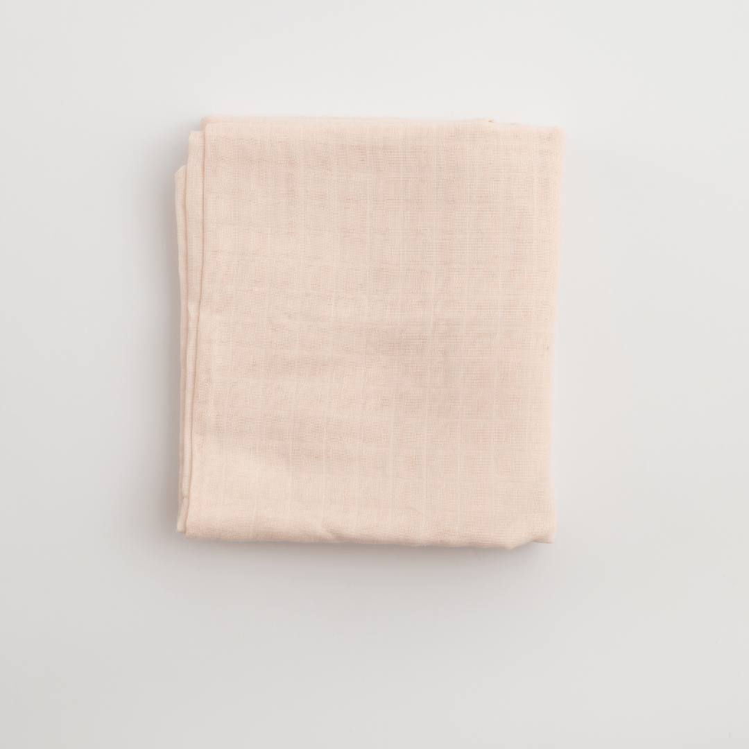 Zoey Swaddle Zoey Organic Muslin Swaddle + Comforter Combo (Blush Pink Colour)