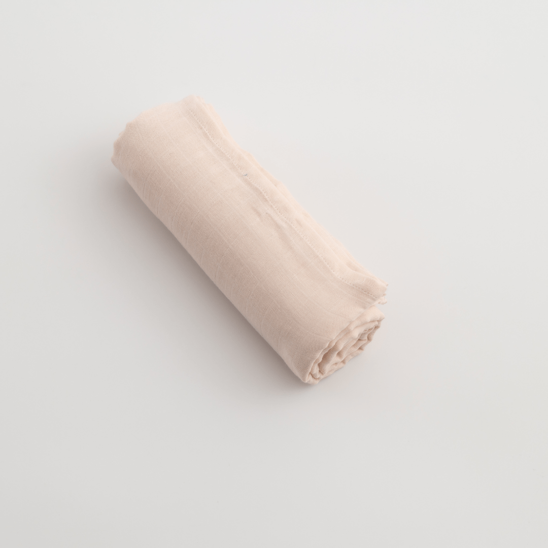 Zoey Swaddle Zoey Organic Muslin Swaddle + Comforter Combo (Blush Pink Colour)