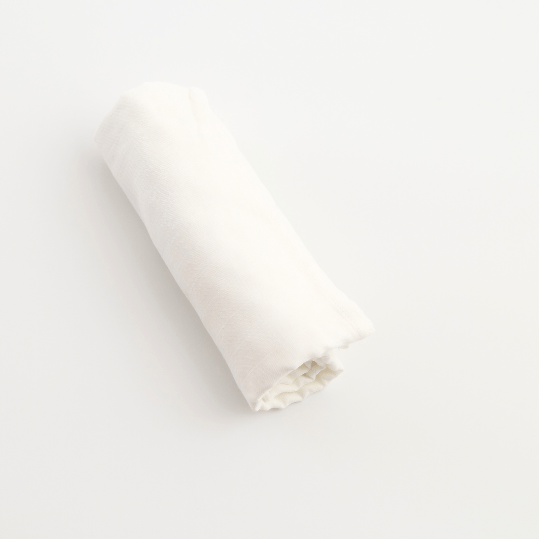 Zoey Swaddle Zoey Organic Muslin Swaddle + Comforter Combo (Milk White Colour)