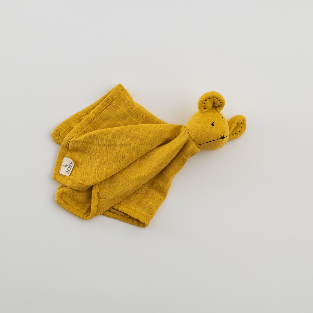 Zoey Swaddle Zoey Organic Muslin Swaddle + Comforter Combo (Mustard Colour)