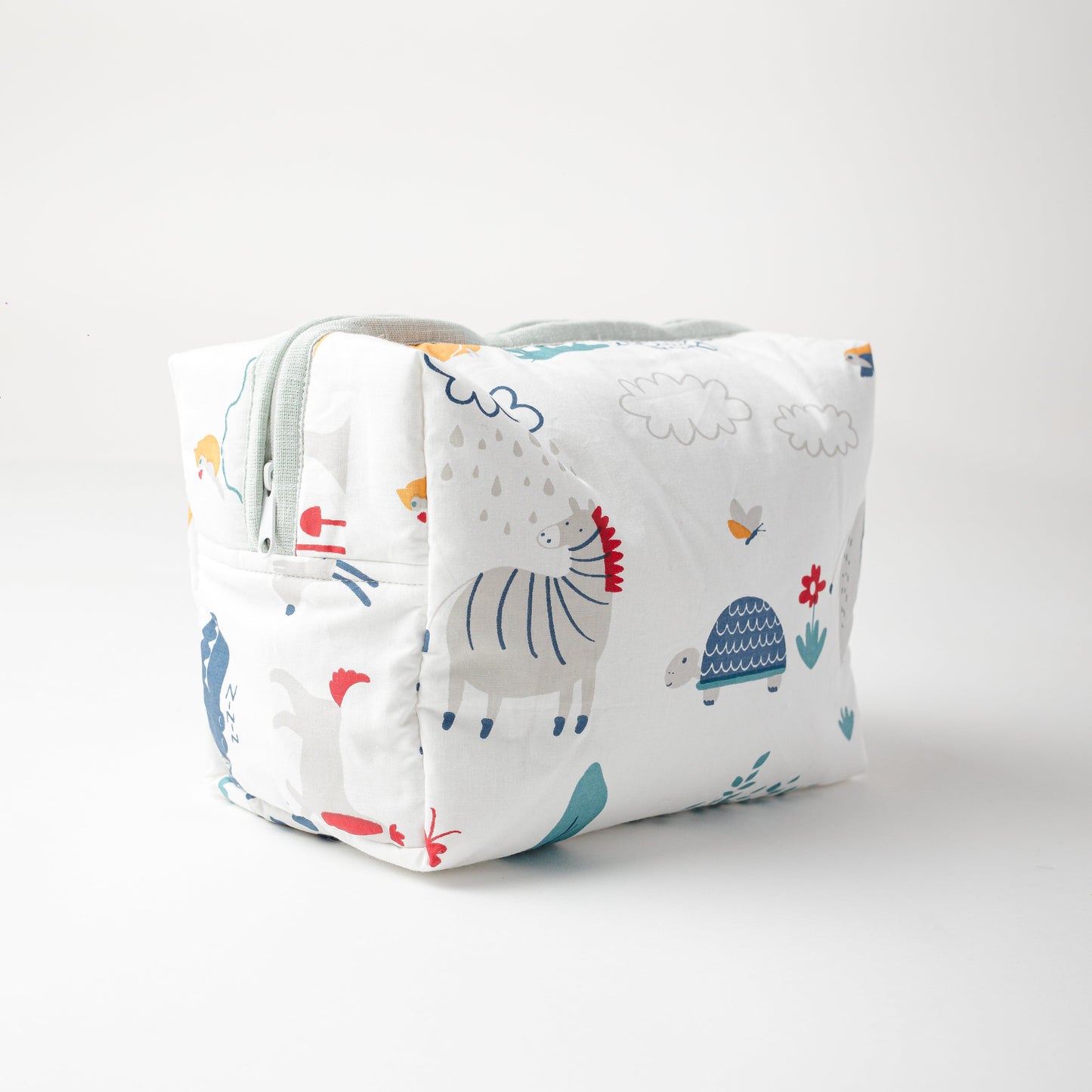 Zoey travel pouch Happy Animal Tribe Cotton Pouch